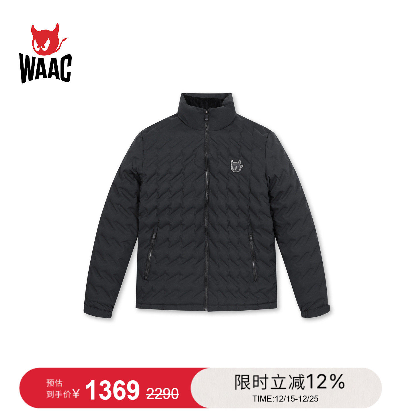 WAAC小恶魔官方男士高尔夫服装羽绒服