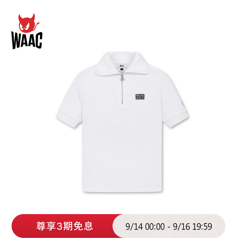 WAAC小恶魔官方春夏女士高尔夫服装COOL SS TOP短袖翻领POLO衫图片