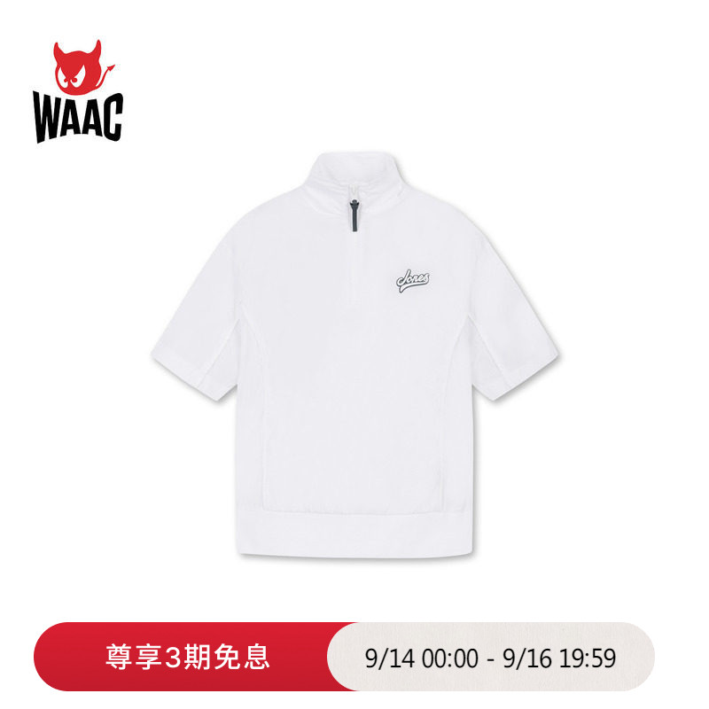 WAAC小恶魔官方春夏女士高尔夫服装SS ANORAK短袖上衣图片