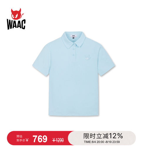 WAAC小恶魔官方春夏女士高尔夫服装POLO短袖