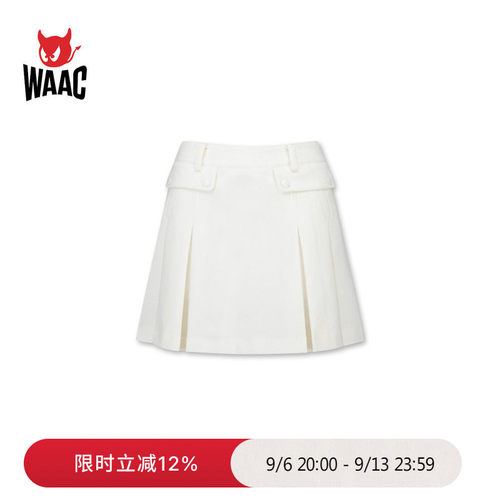 WAAC小恶魔官方女士高尔夫服装PLEATS SKORT半身裙