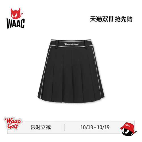 WAAC小恶魔官方早春女士高尔夫服装PLEATS SKORT裙裤