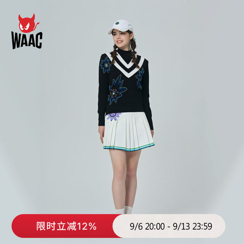 WAAC小恶魔官方女士高尔夫服装毛衣套头衫