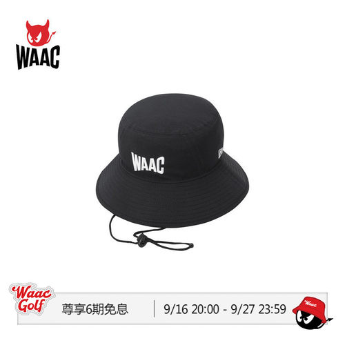 WAAC小恶魔官方春夏新品NEW ERA LOGO UNST BUCKET HAT渔夫帽