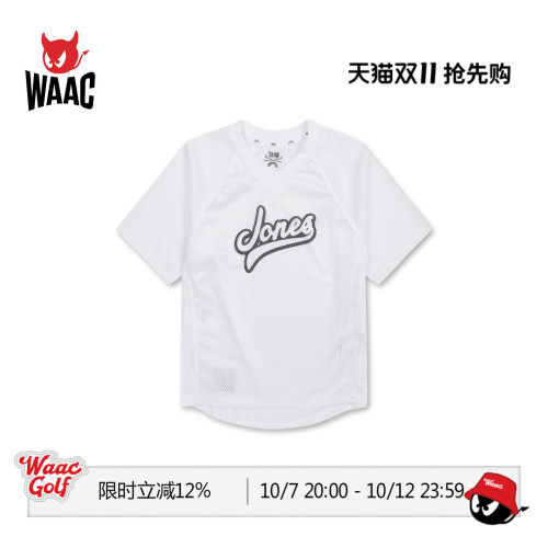 【JONES联名】WAAC小恶魔官方春夏女士高尔夫服装T恤短袖
