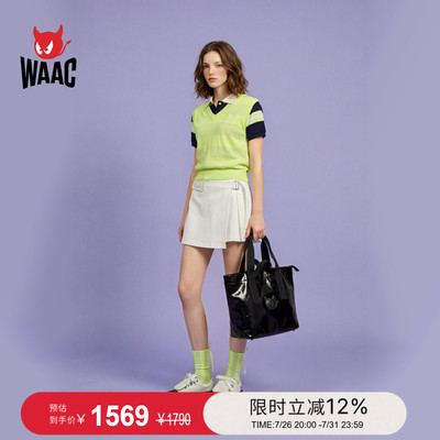 WAAC小恶魔官方春夏新品女士高尔夫服装WRAP PANTS裙裤
