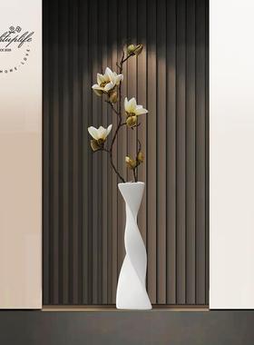 入户玄关装饰摆饰电视柜壁龛高细长花瓶客厅家居装饰品轻奢高级感