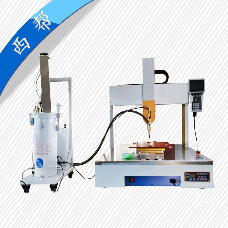 常州200W大灯自动点胶机2600硅胶点胶机电磁炉底座自动点胶机