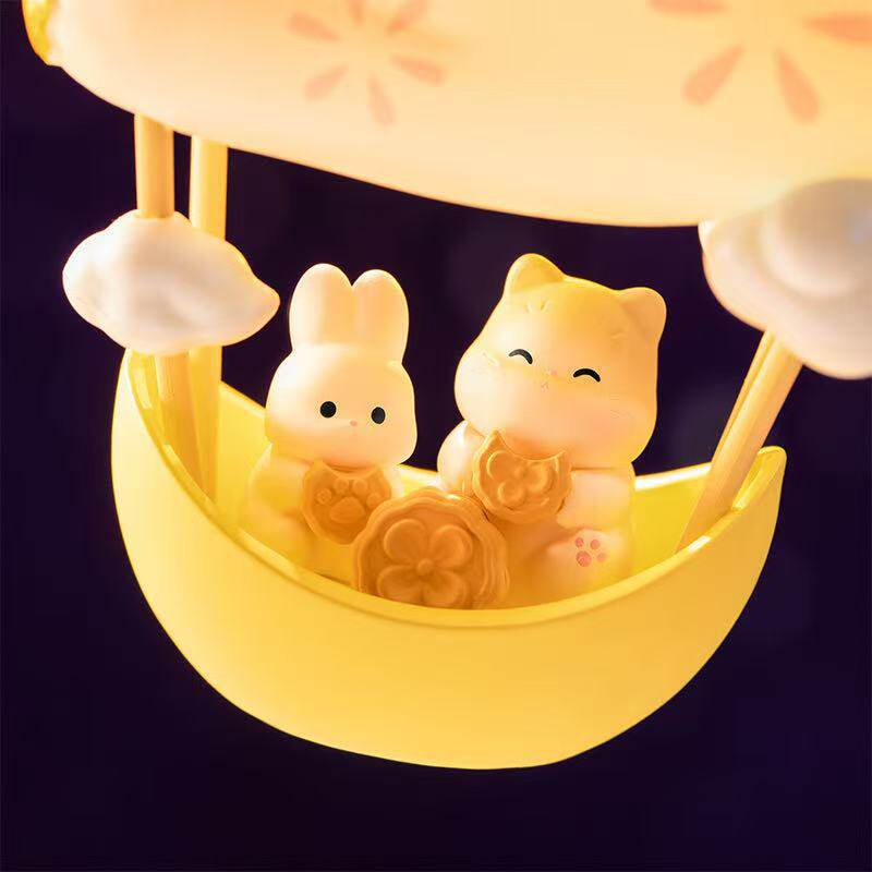 故宫猫月宫灯会盲盒博物馆文创潮玩模型摆件生日礼物