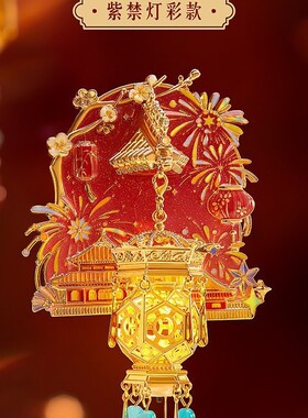 故宫灯彩紫禁城宫灯冰箱贴发光博物馆文创新年伴手礼纪念品