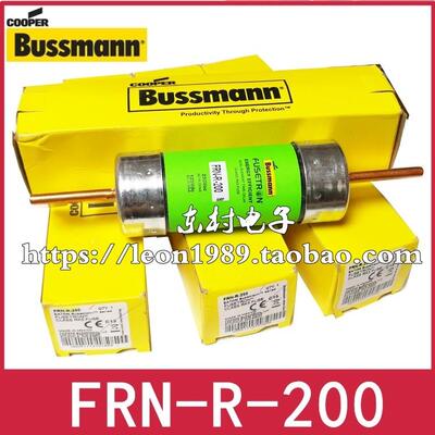 BUSSMANN保险丝 FUSETRON熔 FRN-R-200-300 200A 300A 250V/125V