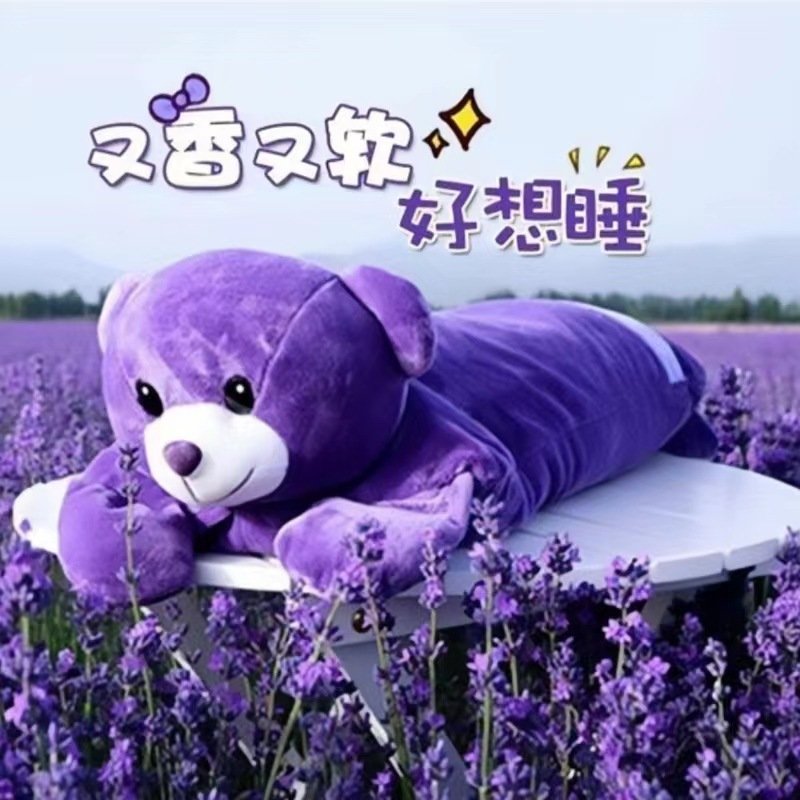 薰衣草枕，薰衣草熊枕、花草枕头薰衣草+荞麦各50%厂家直销