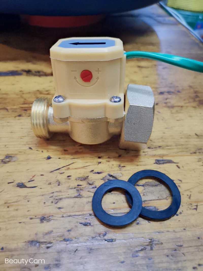 水流开关控制器家用增压泵水流感应自F动开关冷热水水泵开关220v