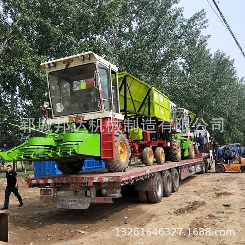 履带地滚刀式玉米秸秆揉丝青储机 大型圆盘式玉米秸秆青储机
