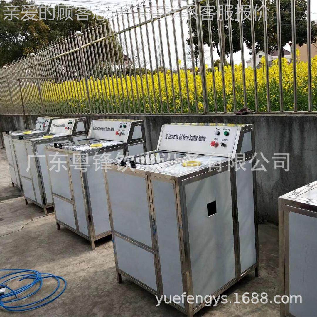 加五仑半自动桶刷机 桶机 tqj拔盖刷桶机 毛刷预洗洗桶机
