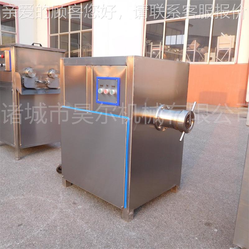 型100肉型冻肉绞机GAQ 带牛肉绞碎机 大不锈钢肉制筋品破碎设备