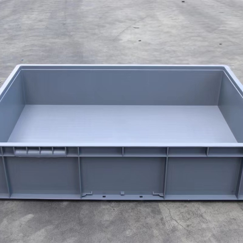 EU8616周转箱塑料物流运输筐长E方形加厚工业收纳盒养龟养殖盆