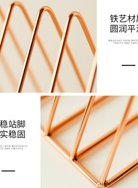 书架装饰品摆件简约创意家居卧室客厅办公L室桌面收纳房间摆设架