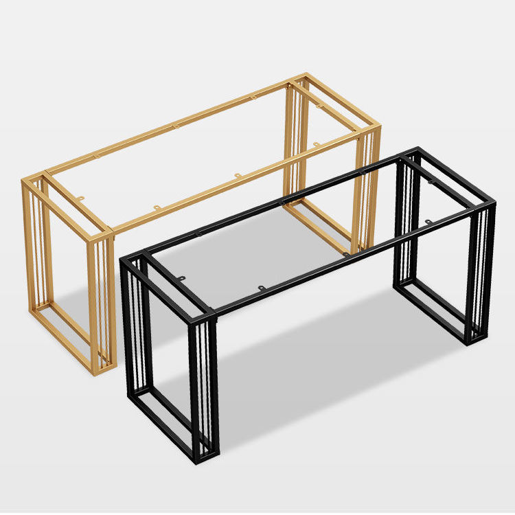 铁艺桌腿支架办公桌脚大板桌子桌B架金属脚架简易餐桌脚定制桌子