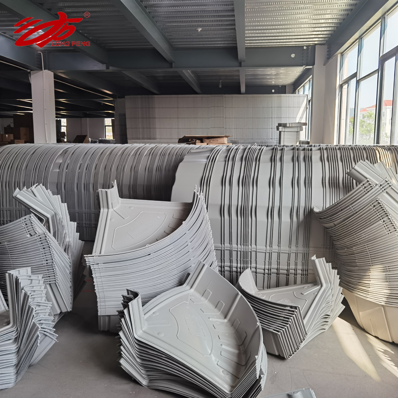 龙鹏工业冷风机通风管道室内塑料风管上下弯头变径水冷空调配件