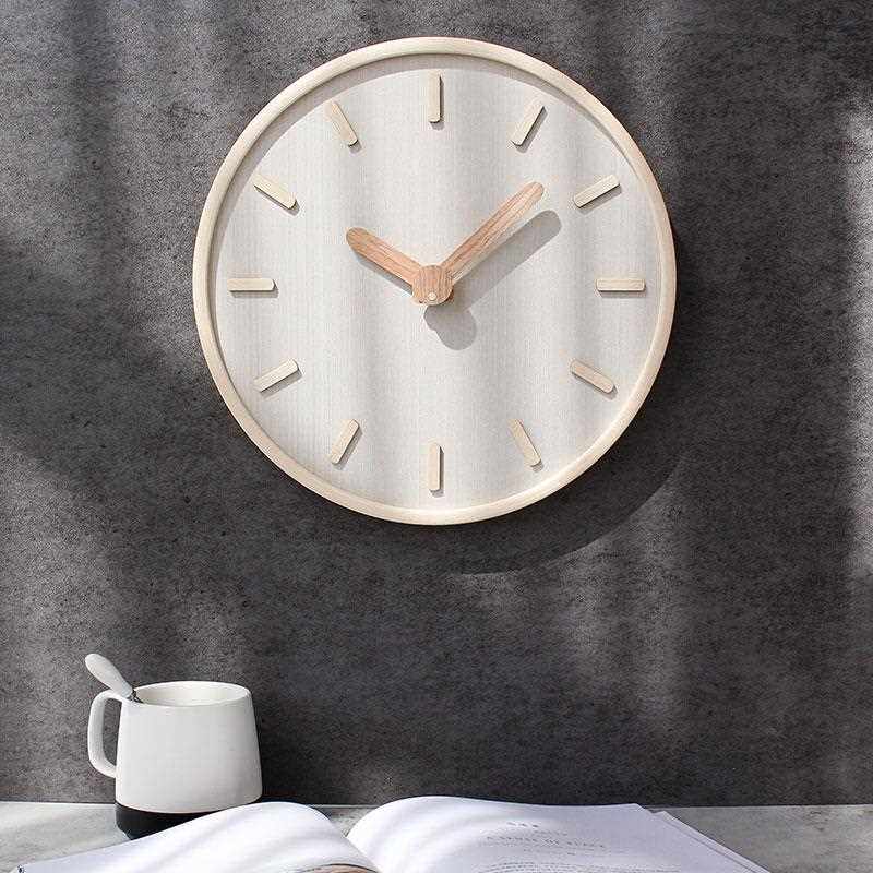 MJK钟表挂钟简约现代时尚个性创意时钟免打孔挂墙家用客厅轻奢