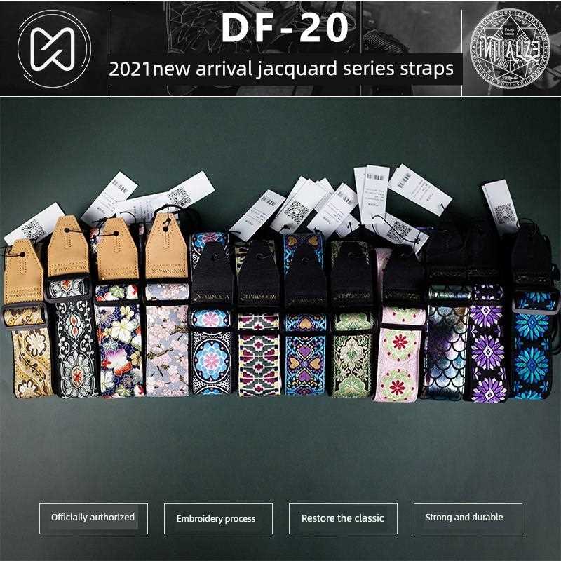初的乐器月球漫步Df-20经典覆古提花电吉他低音带