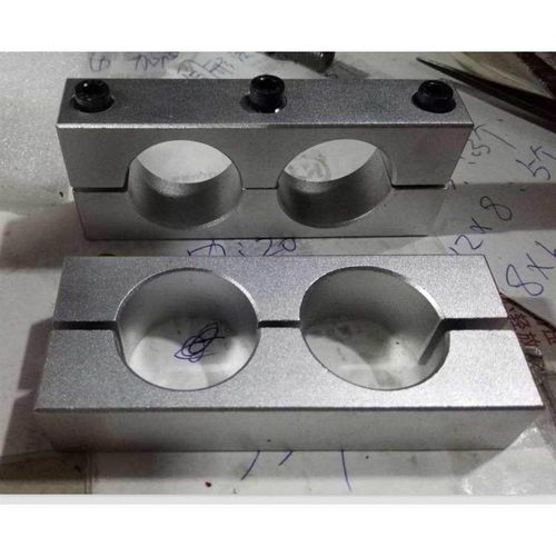 分离夹双孔平行夹双孔平行固定夹分离型双孔连接件分离型光轴固定