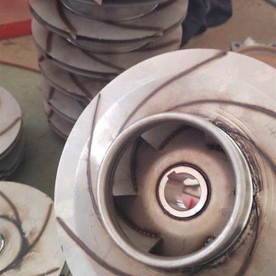 铸铁叶轮自吸泵管道泵离心泵排污泵多级泵叶轮不锈钢水泵配件