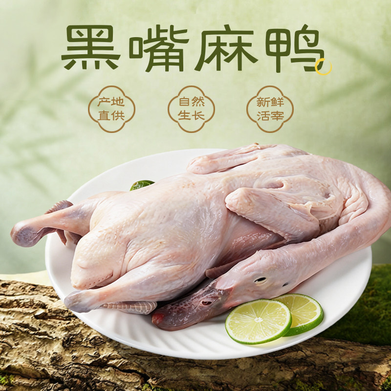 益客黑嘴麻鸭整鸭切块鸭肉块冷冻速冻全鸭肉块免切鸭汤红烧鸭卤鸭
