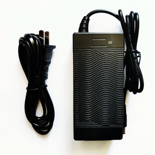 原装游鱼滑板s1充电器24v36v单孔头折叠电源线