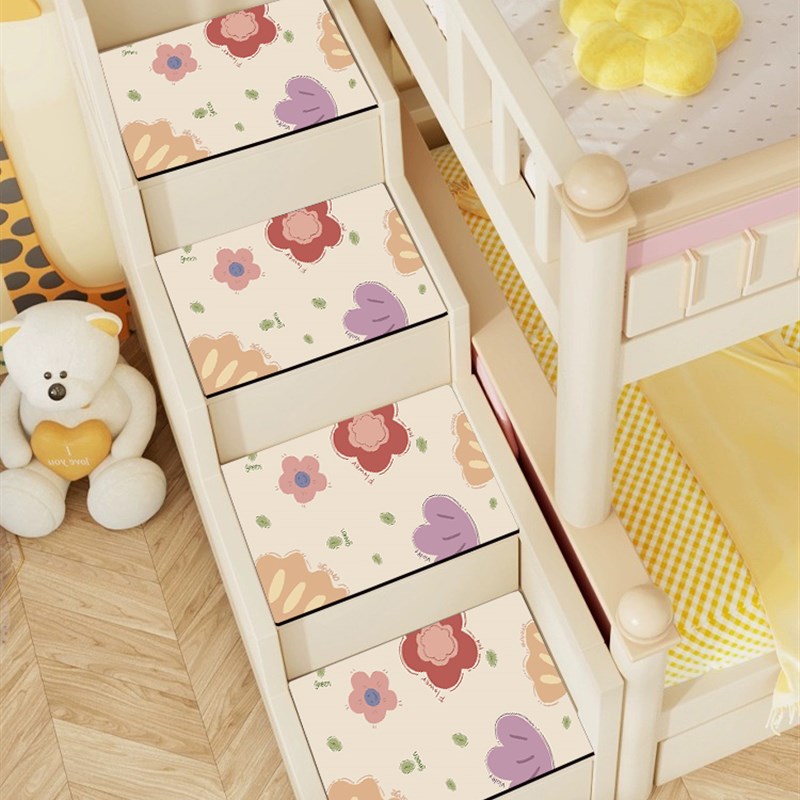 幼儿园楼梯踏f步垫儿童高低床上下床铺楼梯脚踏垫楼梯垫防滑垫铺