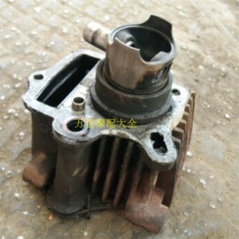 加工镗缸改装嘉陵50摩托车JLw50QT-21助力车汽缸体套缸加大活塞环