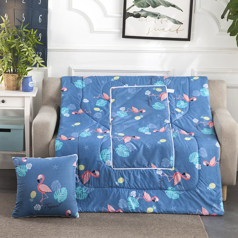 抱枕被子两用多功能靠p垫被沙发办公室床头靠枕头被汽车腰枕靠背