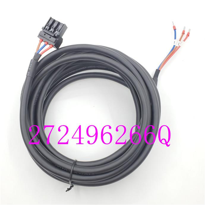 富士伺服用动力电源线L1L2L3 WSK-S03P-F RYH751F5-VV5 UVW