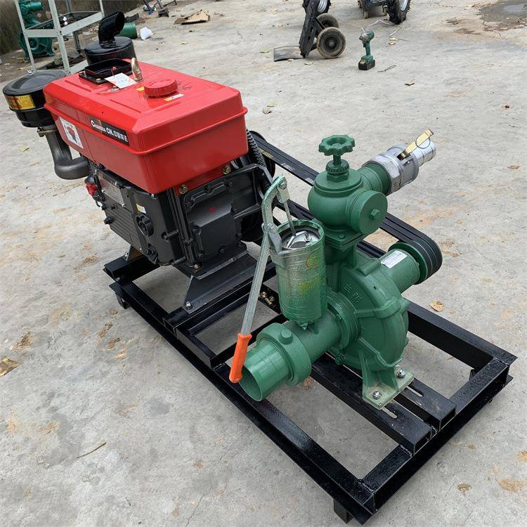 拖拉机后悬挂300高压喷灌泵扬程140流量180四进四出带微喷滴灌