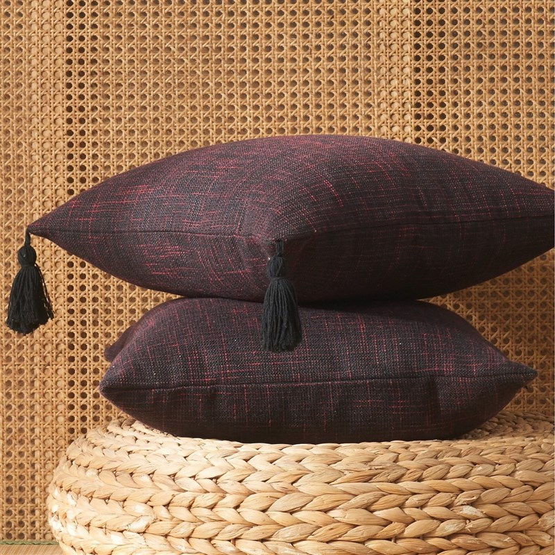 加厚亚麻大抱枕套不含芯北欧靠枕头D正方形客厅沙发长靠垫尺寸定