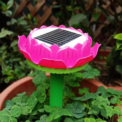 户外防雨莲花摆件室外庭院装饰品阳台露天可用防雷