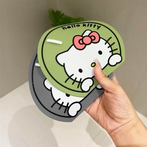 硅胶kitty地漏防臭下水道封口盖堵口密封反味卫生间浴室厕所神器