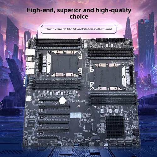 华南金牌X11D-16D服务器主板D4专业工作站Ai学习多通道Lga3647-Pi