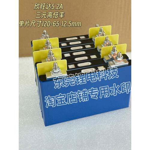 欣旺达5.2安高倍率100C电芯 电池组汽车应急启动电源 强启 逆变器
