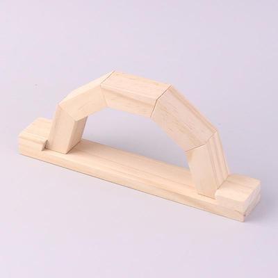 小学科学拱桥模型实木桥梁结构认知科技小制作物理力学实验材料包