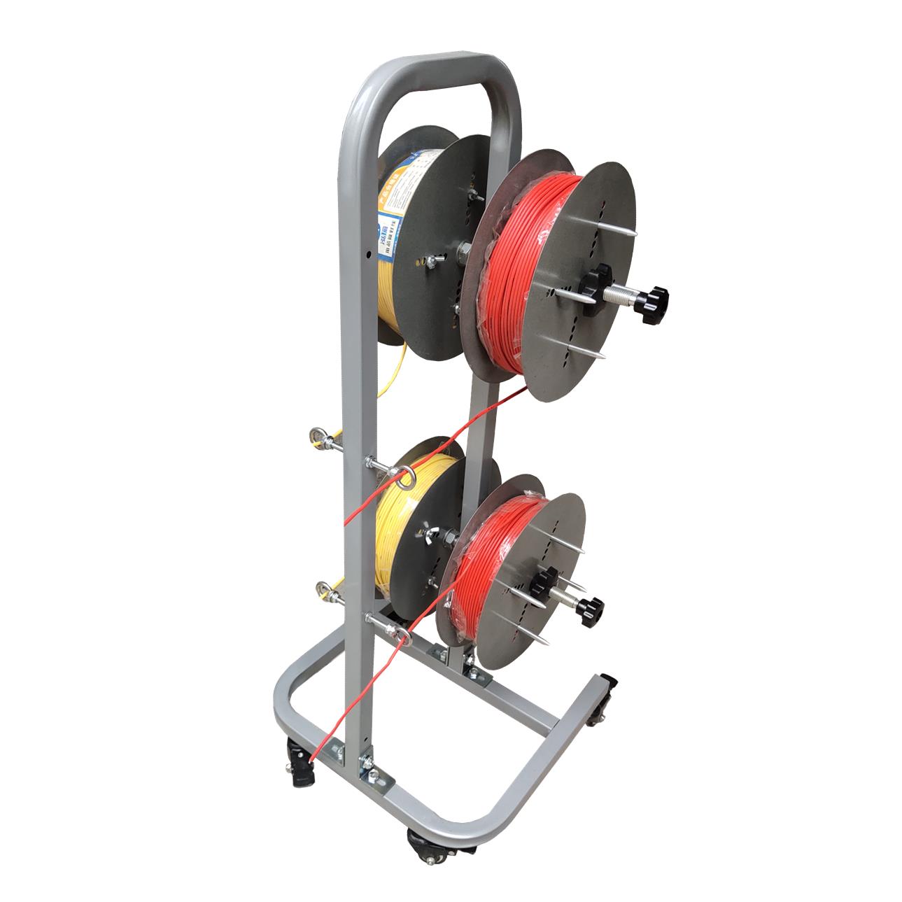 立式 自动穿线机 穿线器 放线盘架 放线器 电工布线器 剥线机