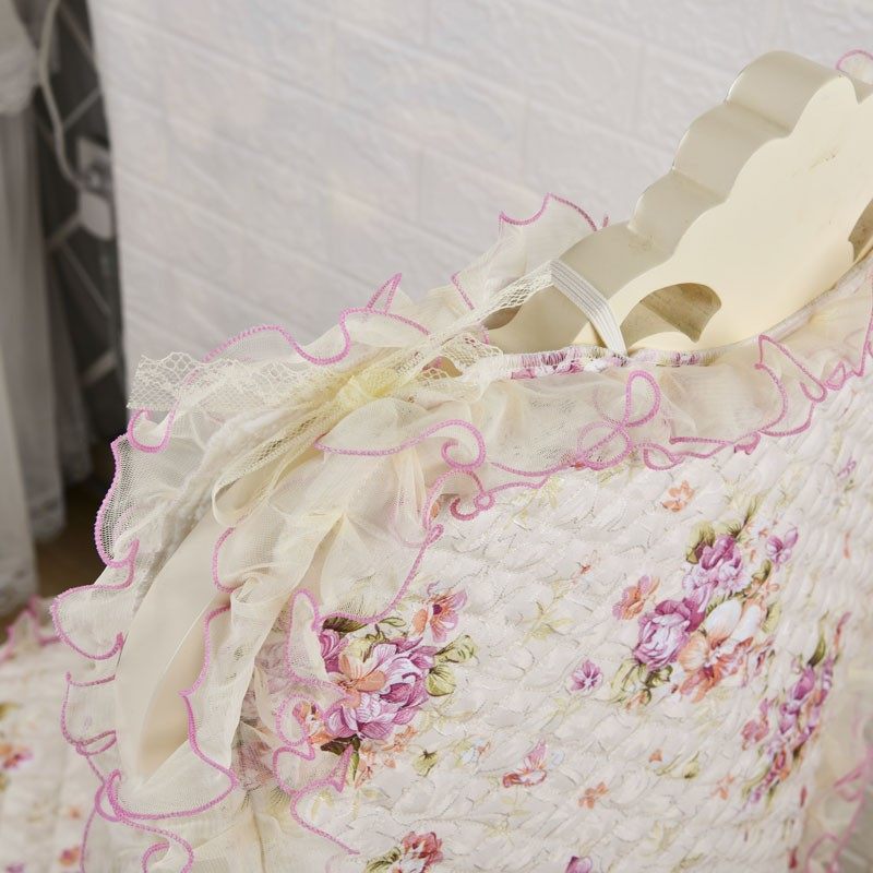 欧式餐桌椅垫罩布艺装家用高档奢华四季蕾丝田园复古坐垫定制