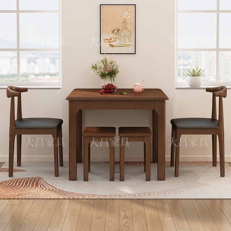 实木正方形小方桌八仙桌家用餐桌掼蛋桌棋牌桌四方桌打牌桌子