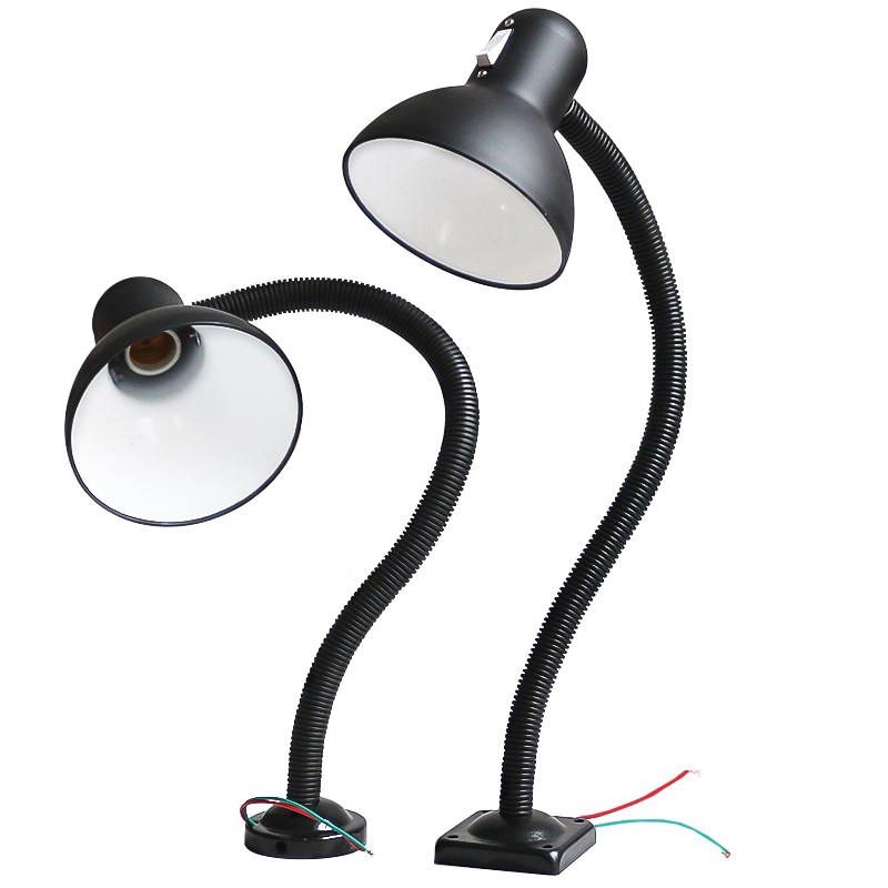 JB13车床工作灯螺纹灯口万向磁力固定底座长臂金属软管工业台灯罩