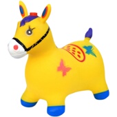 儿童充气跳跳马加大加厚充气马马骑马小孩音乐跳跳鹿小马坐骑