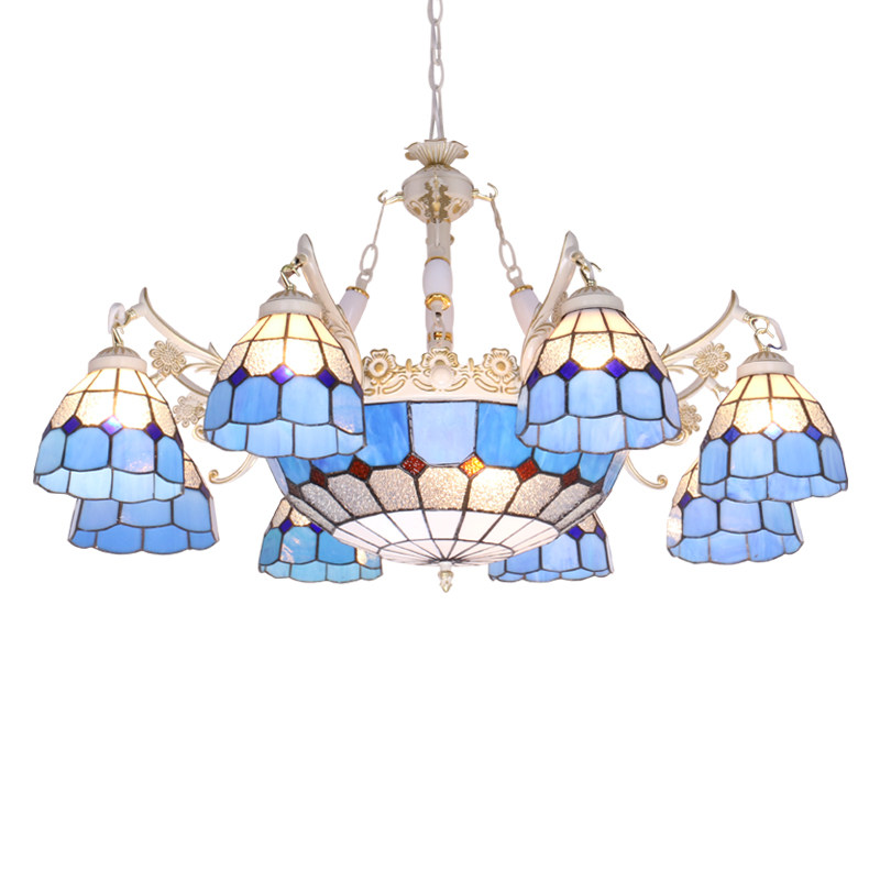 地中海吊灯客厅灯田园风格 欧式创意大饭店餐三室两厅灯具