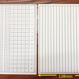 中小学生写字垫板带横格方格纸垫板泥工板空白透明硬纸作业本凯萨