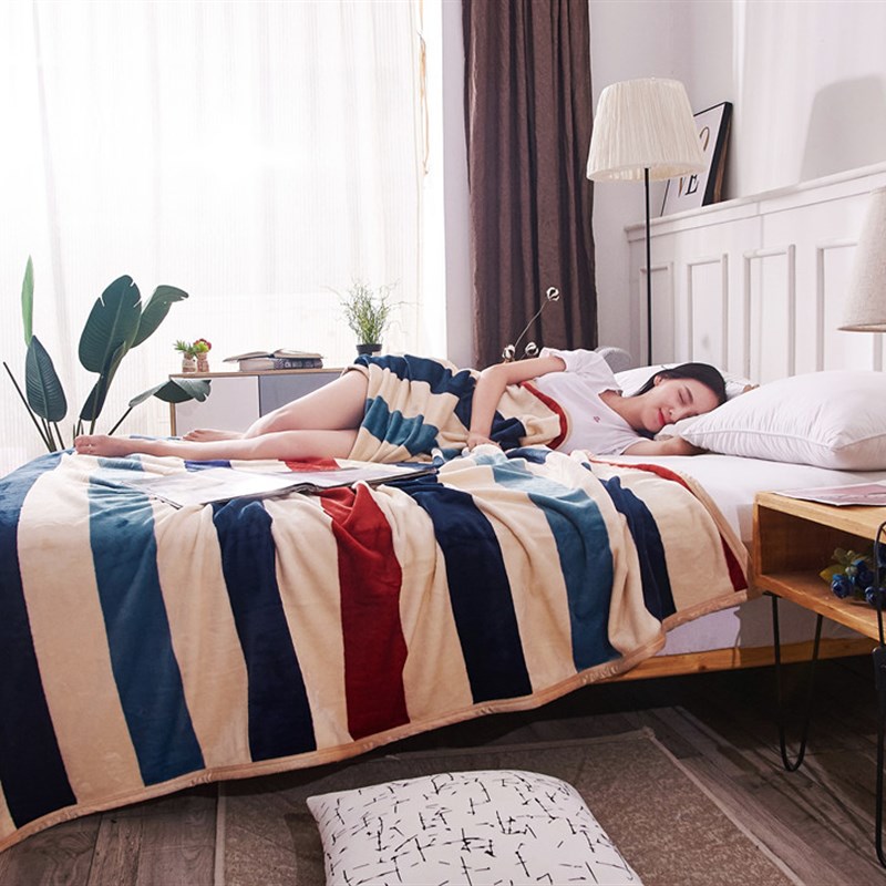 加绒床单单件保暖冬季铺床用毛毯冬季珊瑚绒法兰T绒毯双面绒毯子