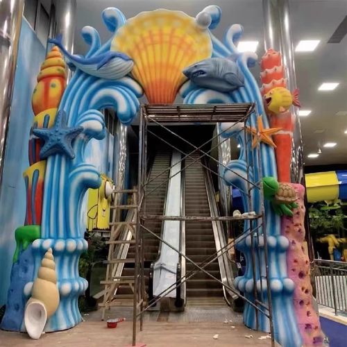 婚礼场景布置泡沫雕塑城堡中式欧式大型商业美陈造景道具厂家定制